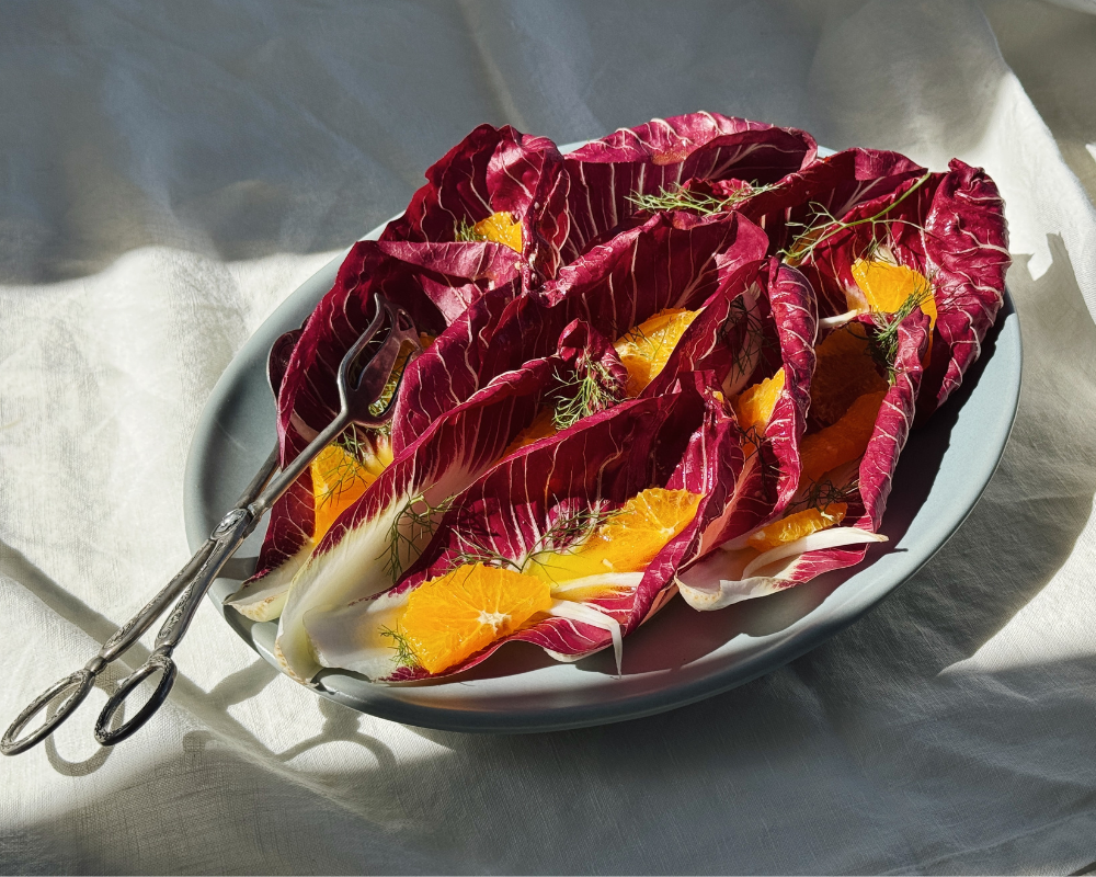 Radicchio & Fennel Salad with Orange Miso Dressing — Better With Spice